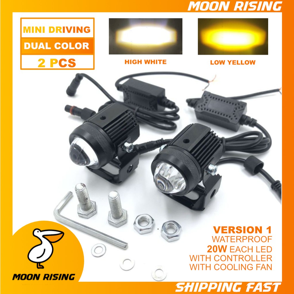 lumina pro mini driving light v3 atom mini driving light 2 PCS 20W MINI