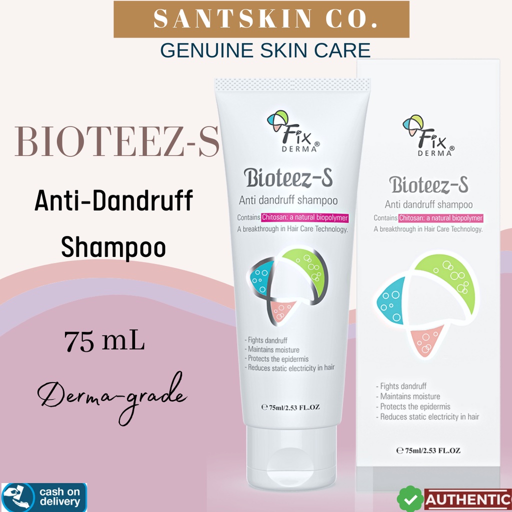 BioteezS AntiDandruff Shampoo by Fix Derma [AUTHENTIC] Shopee