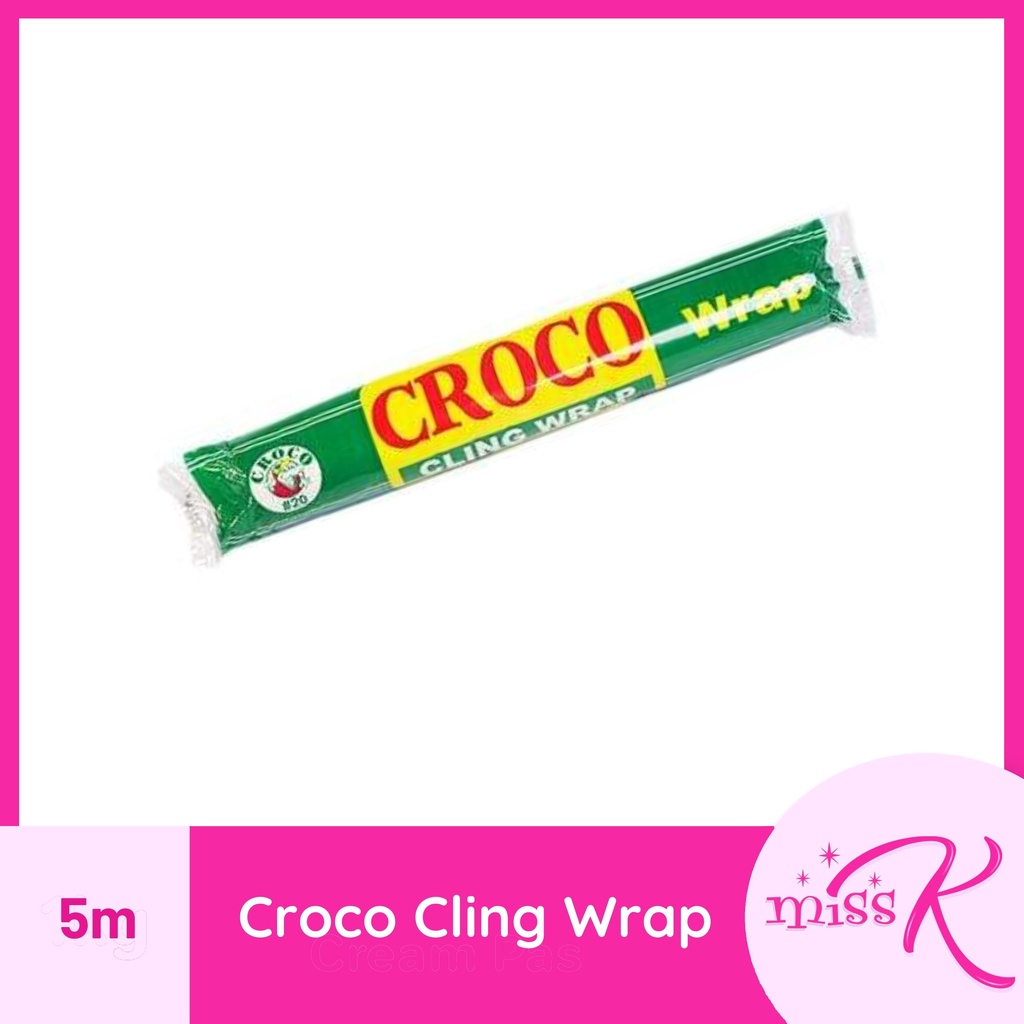 Cling Wrap Croco Brand Packaging 5meters per Roll Shopee