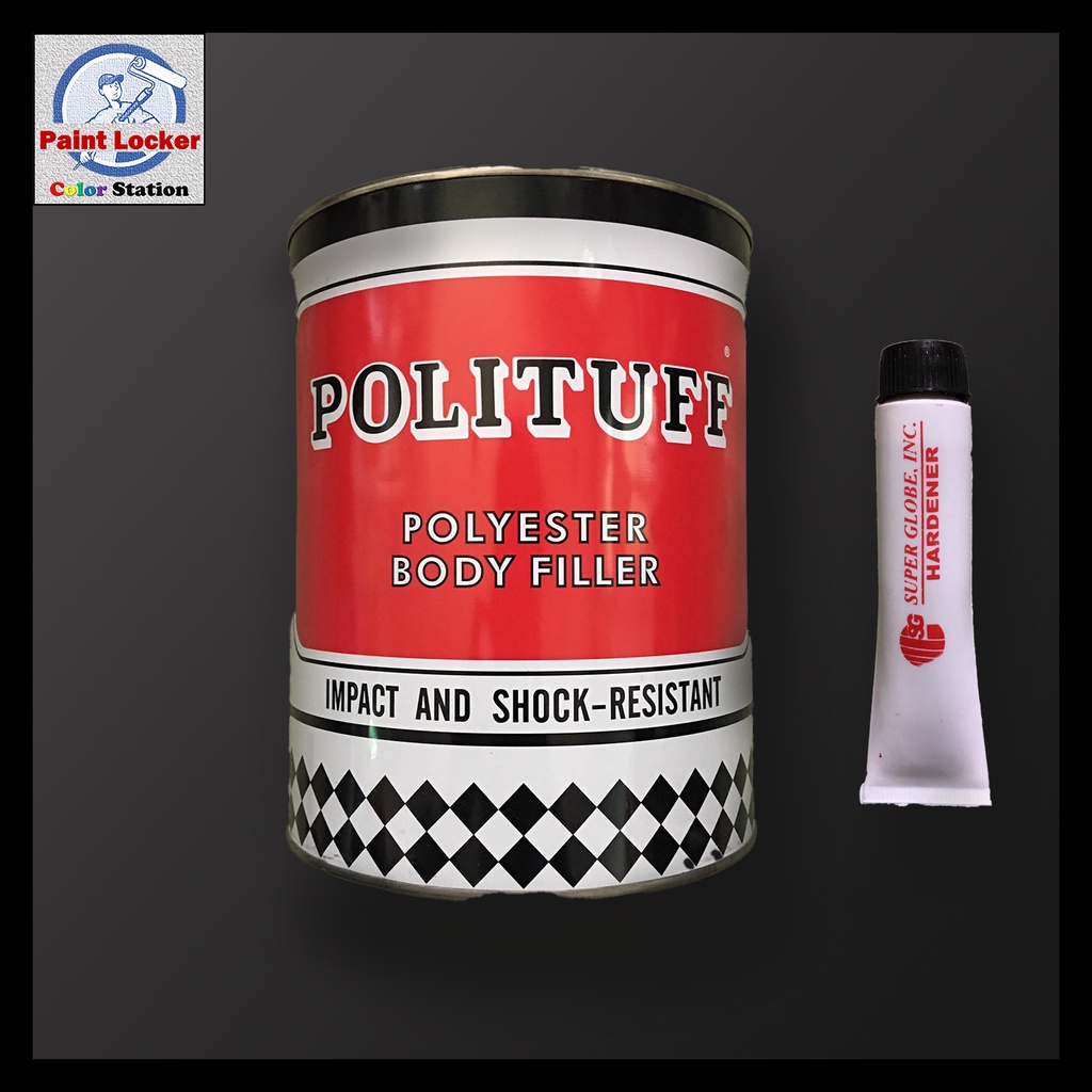 Polituff Polyester Body Filler with Hardener 1 Liter Shopee Philippines