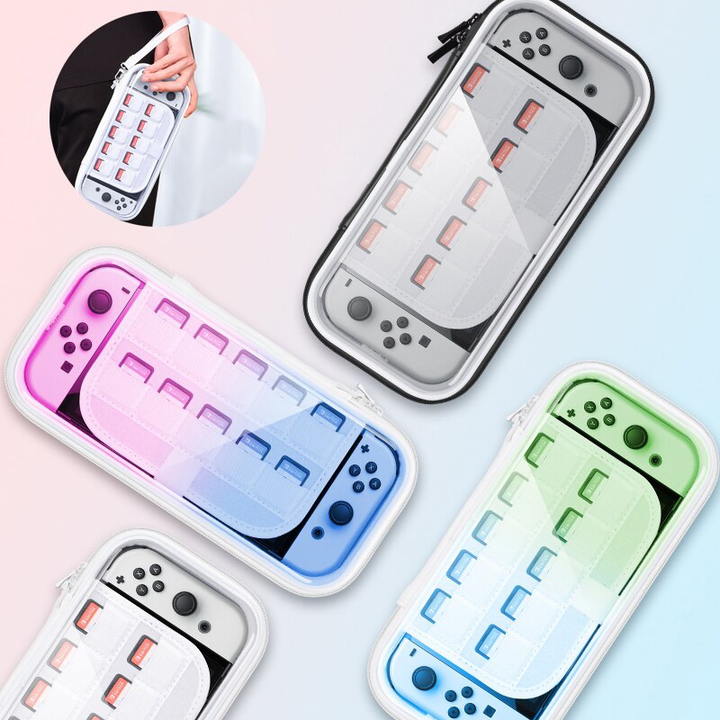 Portable Hard Crystal Shell Case for Nintendo Switch OLED Console