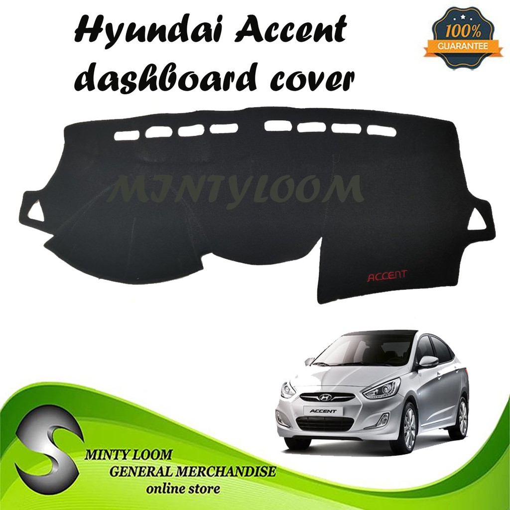 Dashboard Cover / Mat for Hyundai Accent 2012, 2013, 2014, 2015, 2016