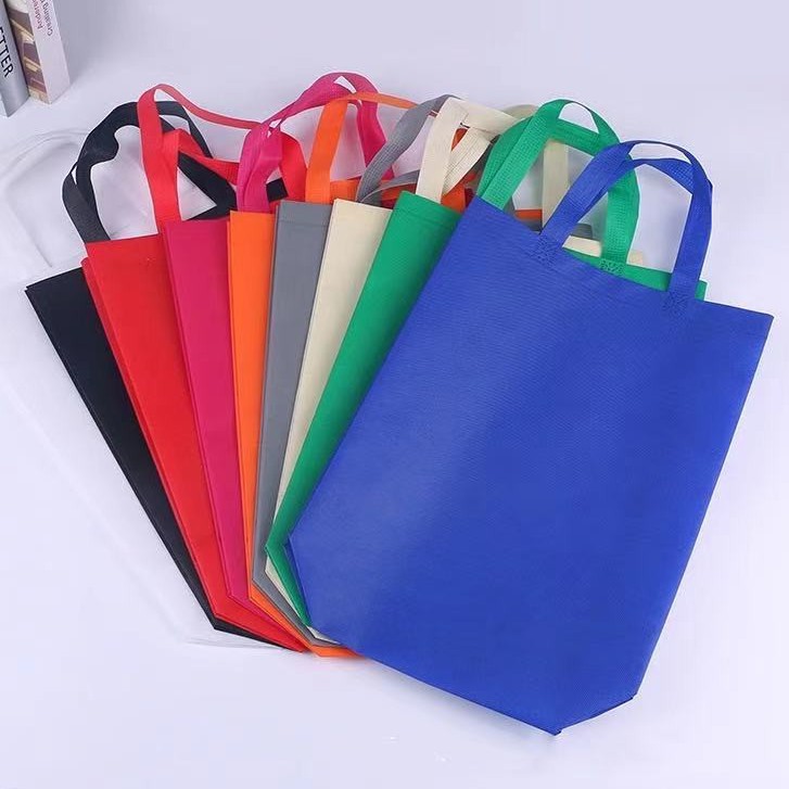 1 Pcs Eco Bag Expandable Reusable Shopping Handbag Nonwoven Fabric