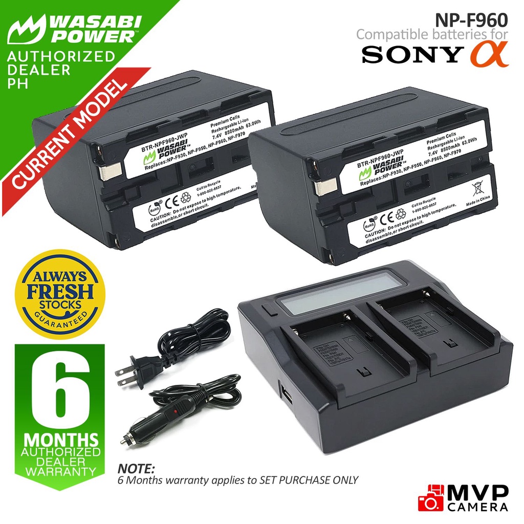 WASABI SONY NPF960 NPF970 NPF975 NP NPF 970 960 975 LSeries Battery