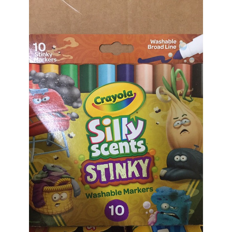 Crayola Silly Scents Stinky Washable Markers 10ct Home & Garden Crafts
