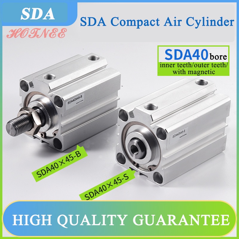 SDA Pneumatic Air Cylinder High Quality Pneumatic Cylinder 40mm Thin