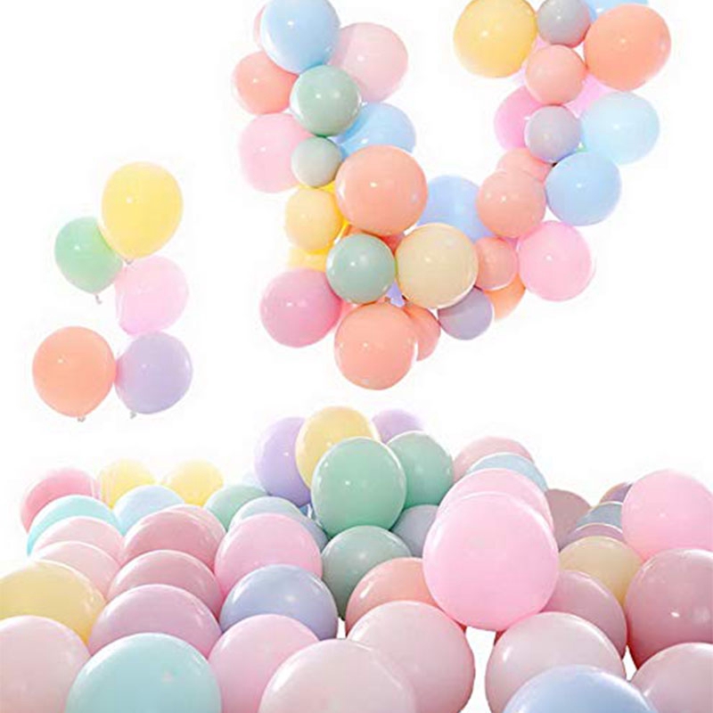 20pcs 5/12 Inch Macarons Color Pastel Candy Balloons Multicolors Latex