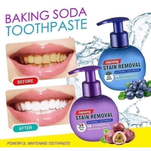 Jaysuing Intensive Stain Removal Whitening Toothpaste ZTech