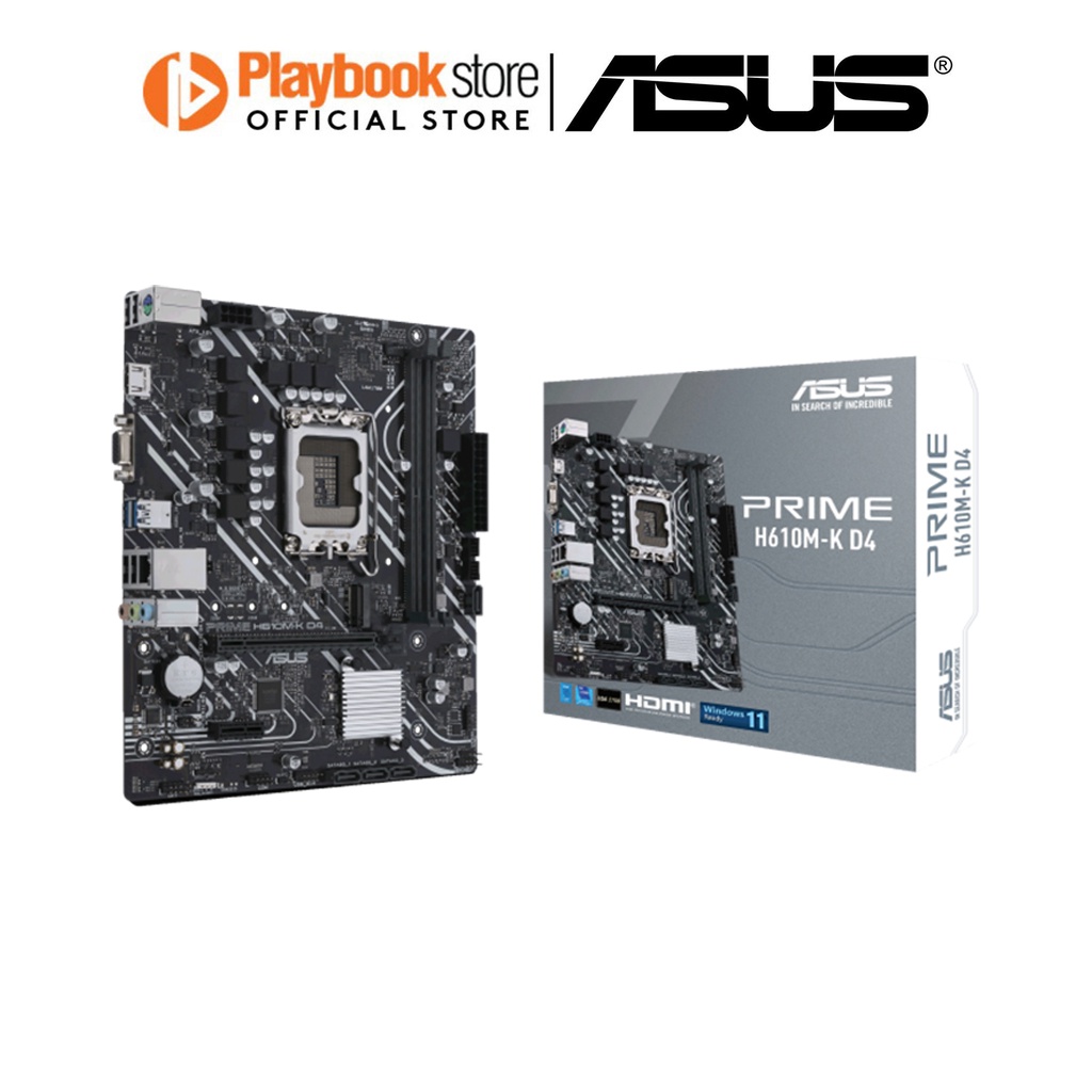 Asus PRIME H610MK D4, Intel H610 (LGA 1700) micATX Motherboard