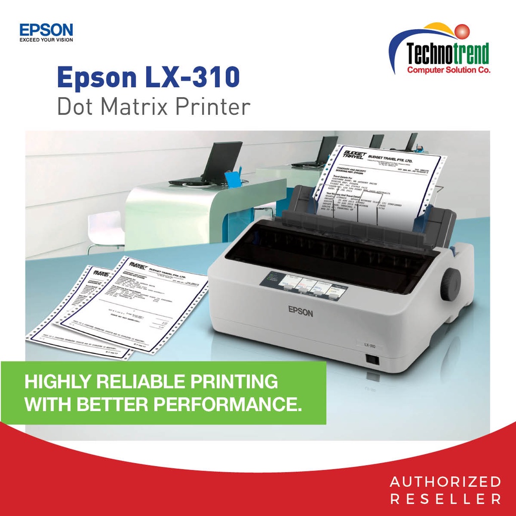 Epson LX310 9Pin Narrow Carriage Impact Printer Shopee Philippines