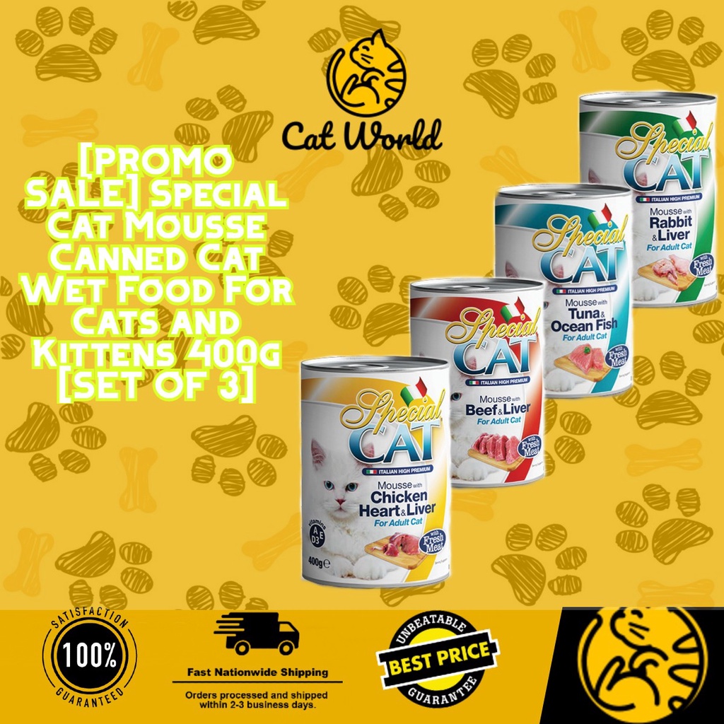 [PROMO SALE] Special Cat Mousse Canned Cat Wet Food For Cats and
