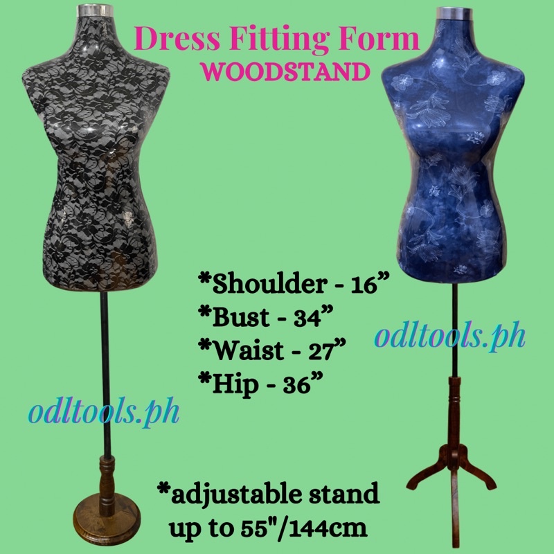 Woodstand Dress Fitting Form SemiPinnable Shopee Philippines