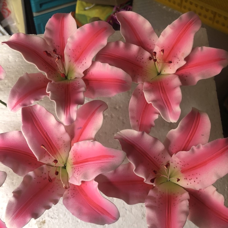 stargazer lily edible cake topper gumpaste flower Shopee Philippines