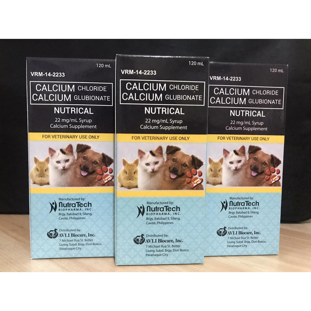 NUTRICAL CALCIUM SUPPLEMENT FOR DOGS & CATS 120ml Shopee Philippines