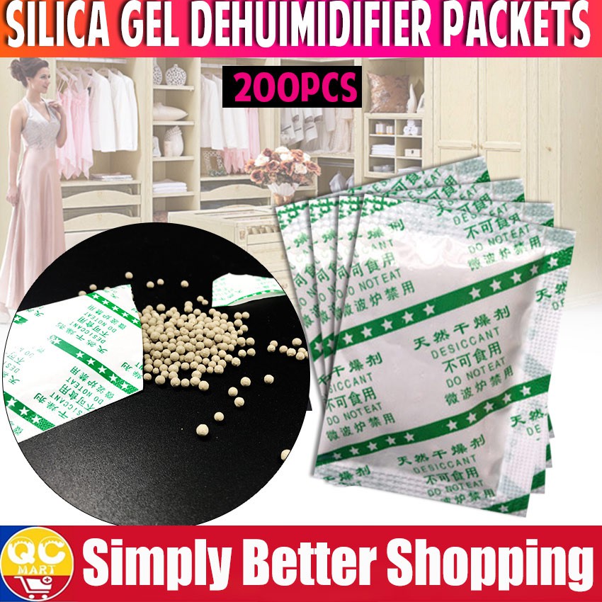 Activated Clay Desiccant Silica Gel Bag Dehumidifier Packs Shopee