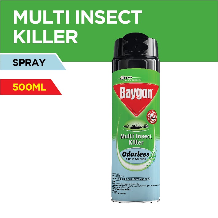Baygon MultiInsect Killer Odorless 500 ml Shopee Philippines