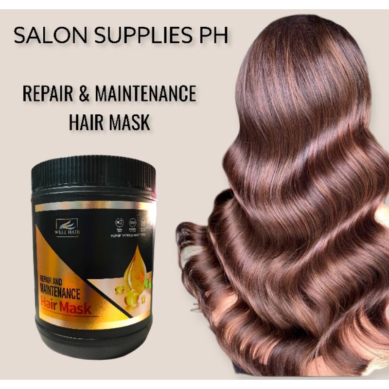 WELL HAIR Repair and Maintenance Hair Mask (1000g) Shopee Philippines