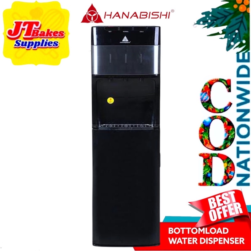 Hanabishi Bottom Load Water Dispenser HFSWD1900BL Black NbGv Shopee