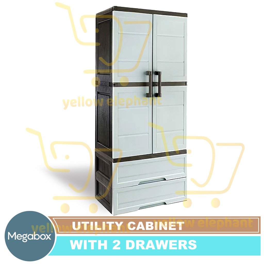 Megabox Wardrobe with 2 Drawers Shopee Philippines