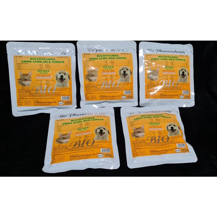 BIO MILK for your puppy and kitten with MULTIVITAMINS,AMINO ACIDS MILK