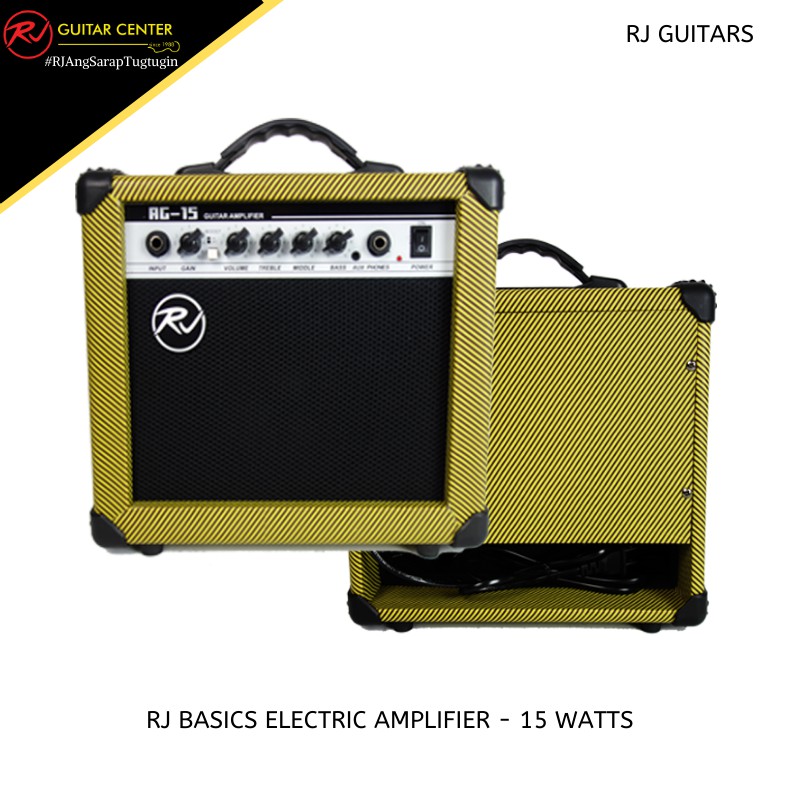 RJ Guitars Basics Electric Amplifier 15 Watts Shopee Philippines