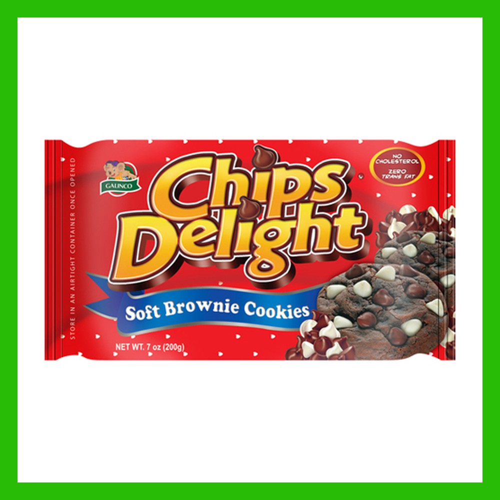 Chips Delight Soft Brownie Cookie 200g Shopee Philippines