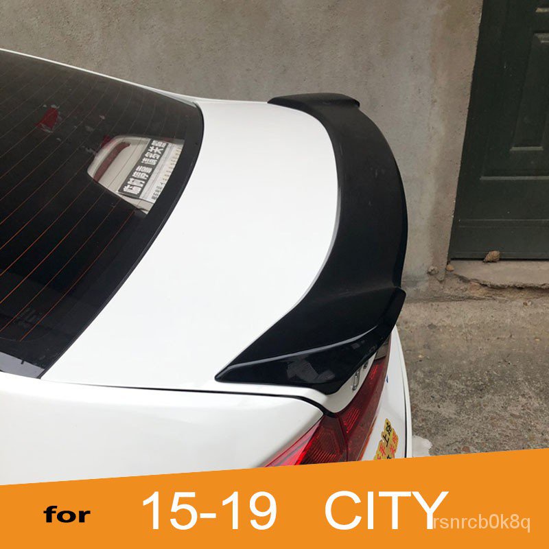 City 20152019 ABS Plastic Material Rear Trunk Wing Lip Spoiler for