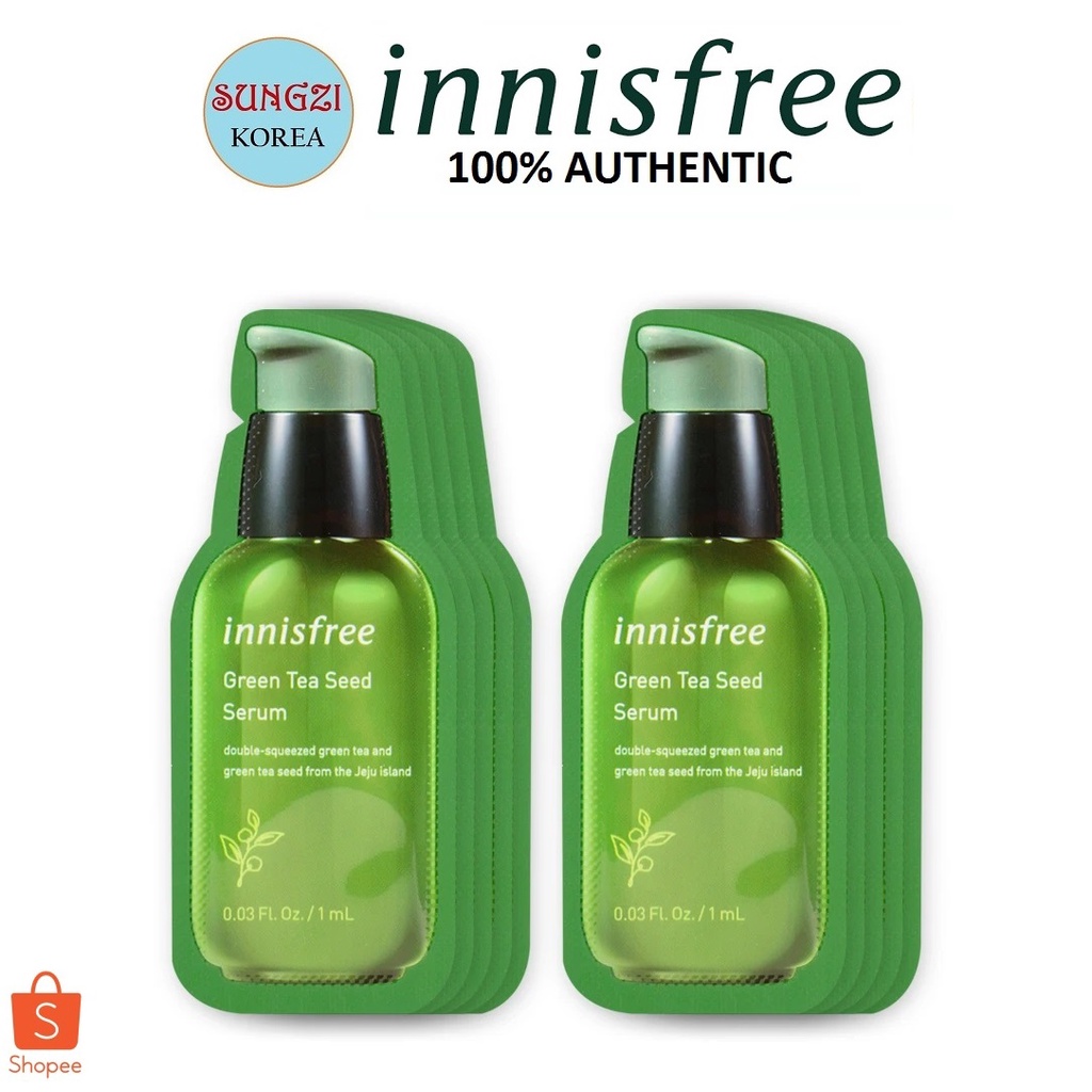 Innisfree Green Tea Seed Serum 1ml (10pcs.) Shopee Philippines