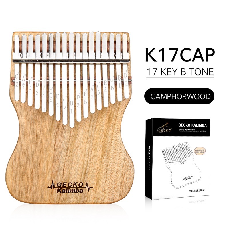 GECKO K17CAP Camphor Wood 17 Keys Kalimba Shopee Philippines