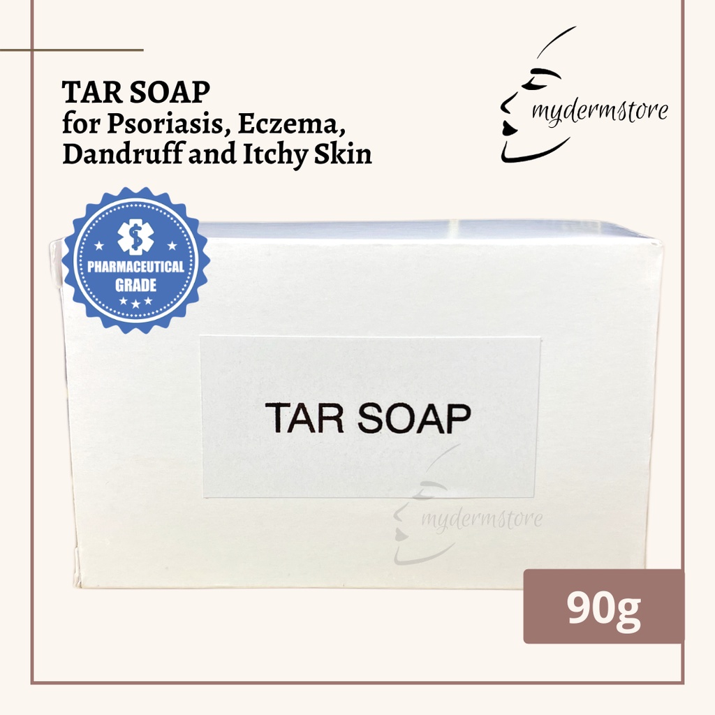 TAR SOAP for Psoriasis Eczema Dandruff and Itchy Skin, 90g Shopee