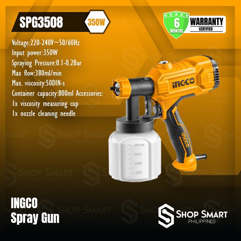 INGCO Spray Gun (SPG3508) 450W Shopee Philippines