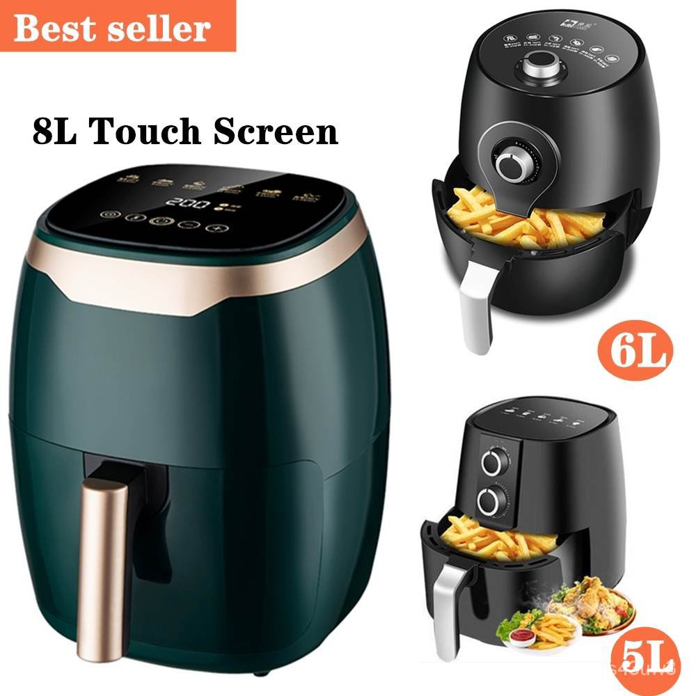 8L Airfryer Oven Air fryer Oil free oilless cooker Nonstick Shopee