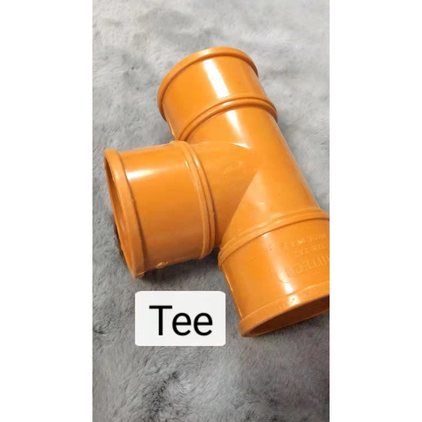 Pvc orange sanitary fittings teereducer Shopee Philippines