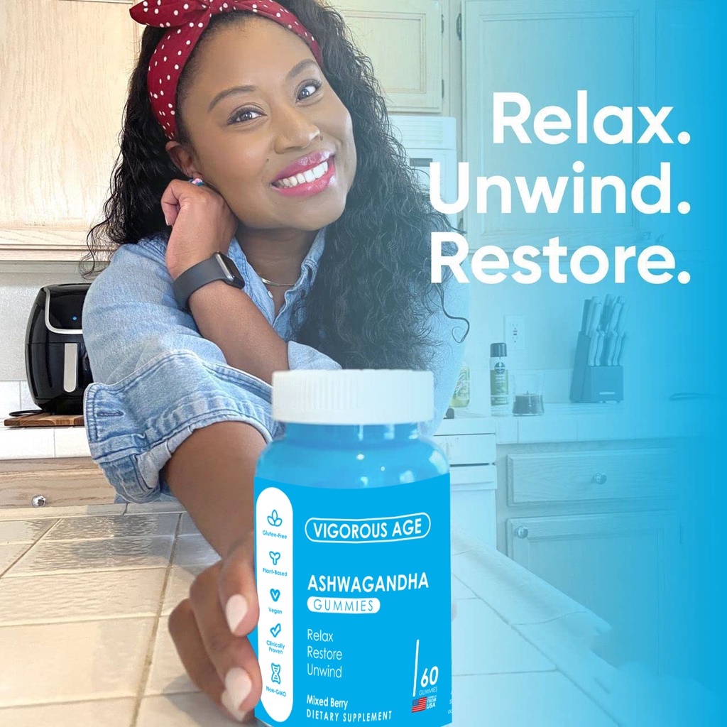 Vigorous Age Health Vitamin Gummy Goli Ashwagandha Gummies Relax