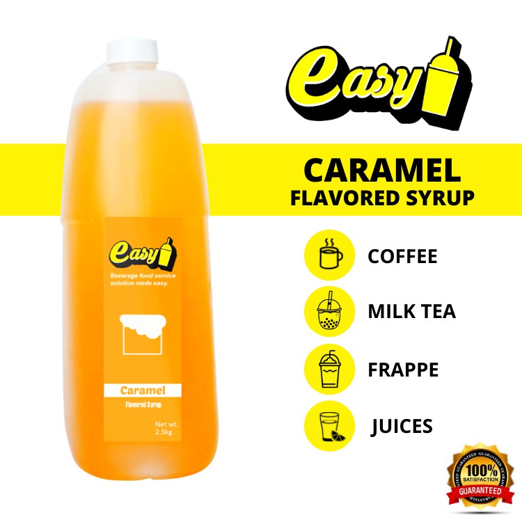 Easy Brand Caramel Syrup 2.5kg Shopee Philippines