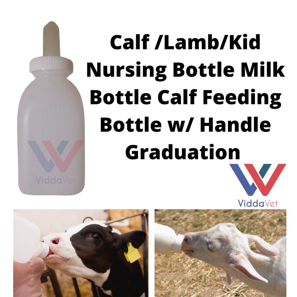 Viddavet Lamb Kid Calf Nursing Bottle Milk Bottle Calf Feeding Bottle w