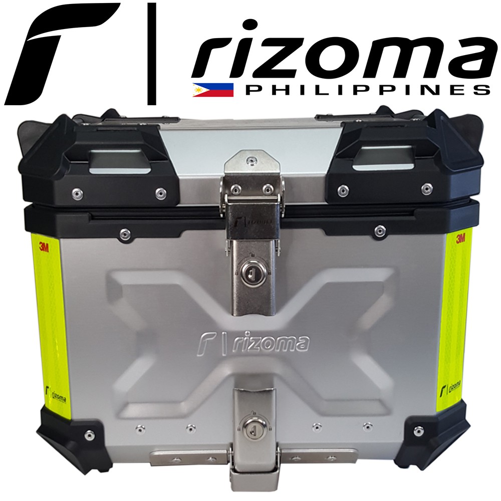 Rizoma 45L Universal Aluminum Motorcycle Top Box Waterproof Storage