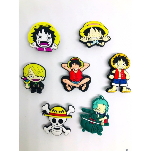 One piece Luffy Croc Shoe CHarms Pins Jibbitz for Crocs Shopee
