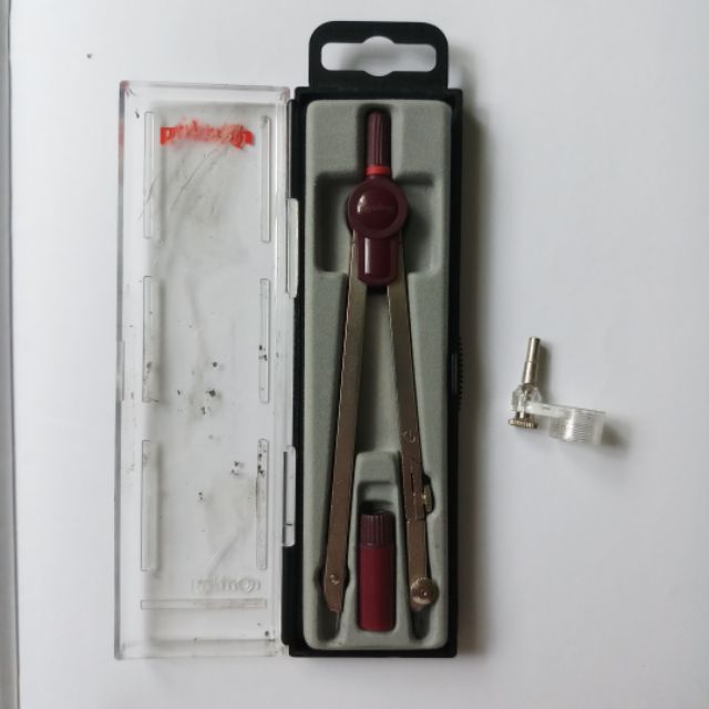 Rotring Compass with Adaptor (Ideal for Technical Pens) Shopee