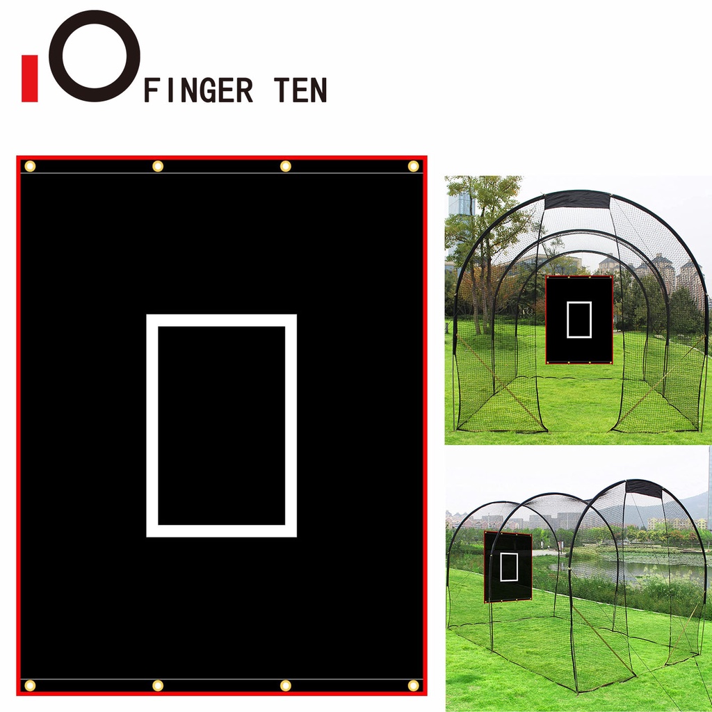 Training Baseball Pitching Backstop 6 x 4 ft Batting Cage Target Backdrop Softball Net Saver