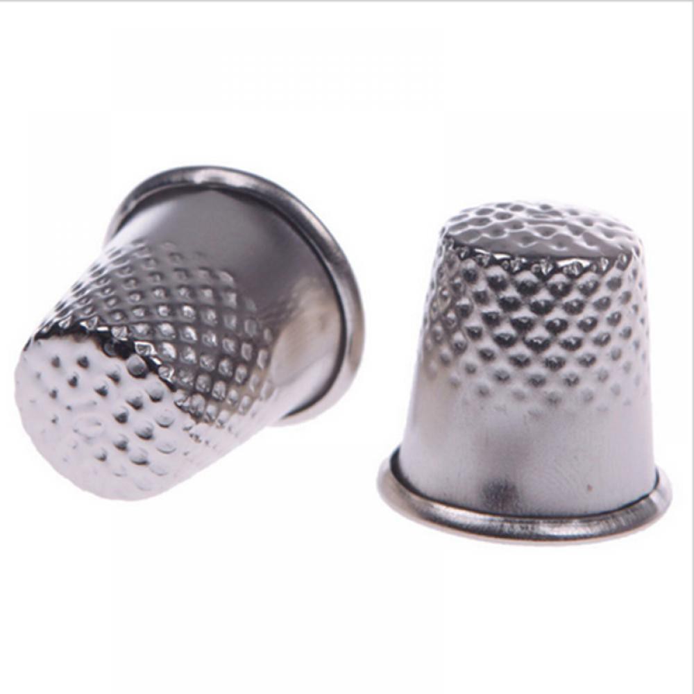 3PCS Needle Grip Hand Protector Pin Metal Shield Finger Thimble Sewing