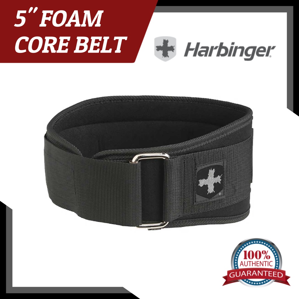 Harbinger 5" Foam Core Belt /Weight Lifting Belt /Lever Belt /Gym Belt