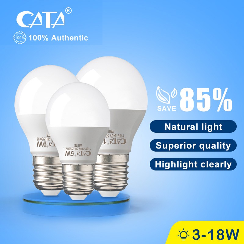 【CATA】 LED Light Bulb E27 EnergySaving Light Bulbs LED Bulbs 3W/5W/7W
