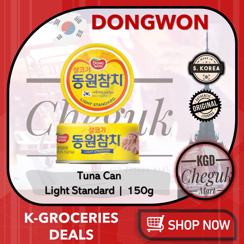 Dongwon Tuna Can Light Standard Canola Oil Canola Oil Instant Foods