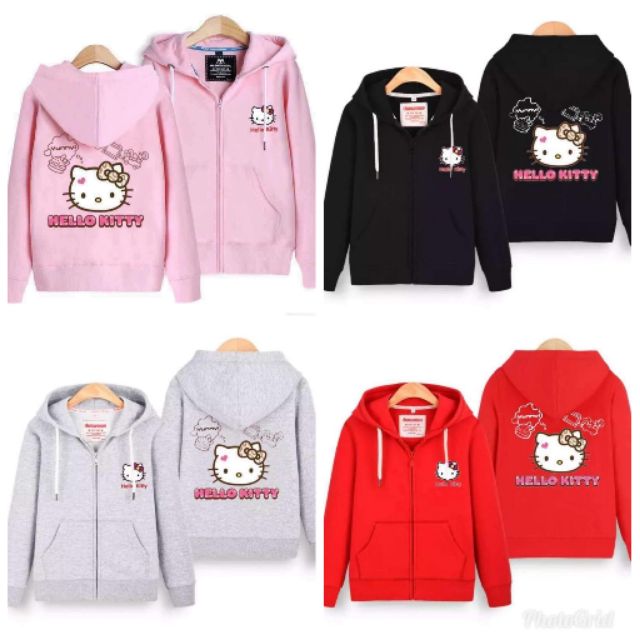 hoodie jacket adult (hello kitty) Shopee Philippines