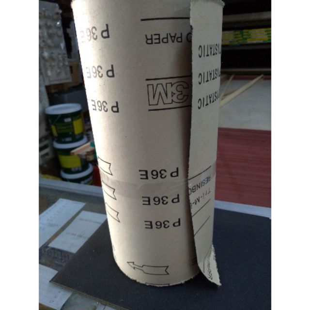 3M Black Heavy Duty Floor Sanding Or Sand Paper Abrasive Liha PER Yard