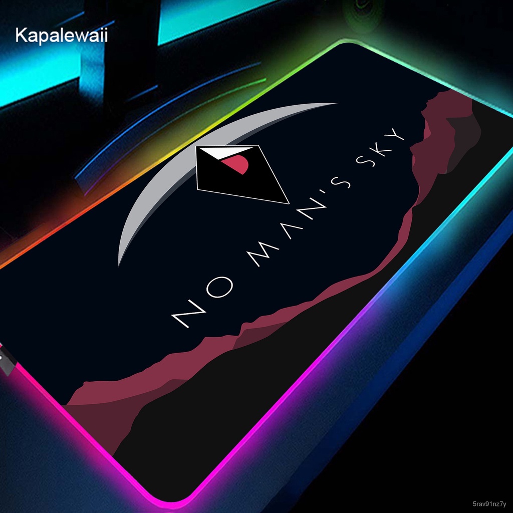 Anime Spcae Pc Accessories Rgb Led Mouse Pad Gaming Play Mats Gaming