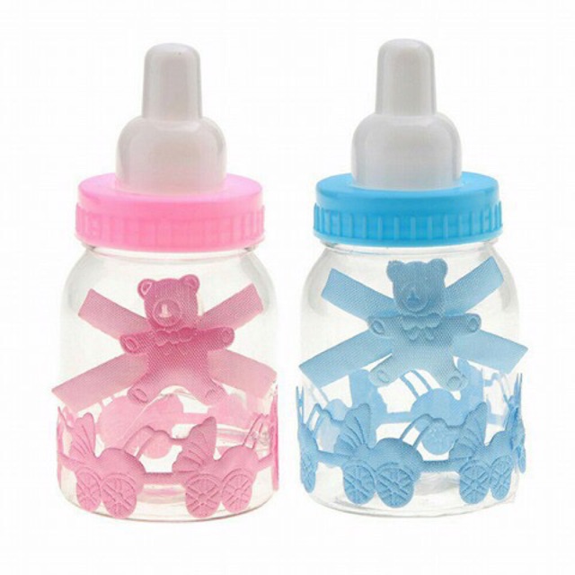 10 pcs Acrylic Baby Bottle for Baptism/Birthday Souvenir Shopee