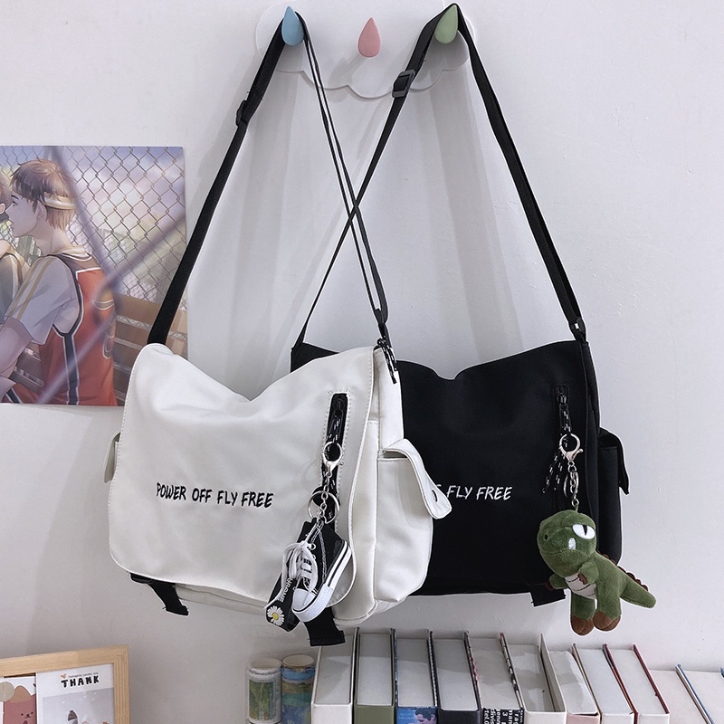 ins Street Wear Shoulder Bag Men's Messenger Casual Japanese Style