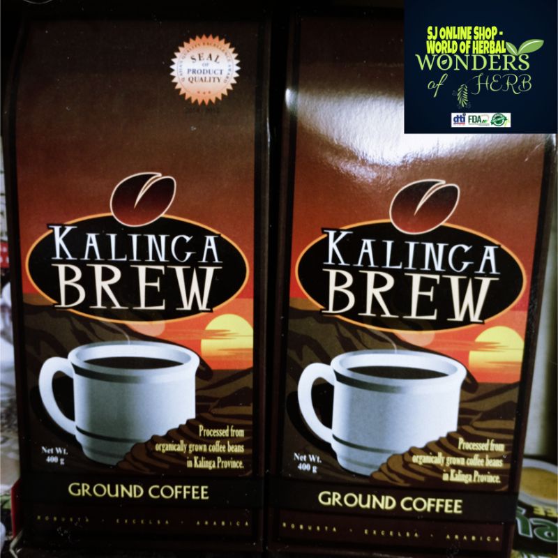 KALINGA BREW COFFEE 400G ARABICA,ROBUSTA,EXCELSA MEDIUM ROAST MEDIUM